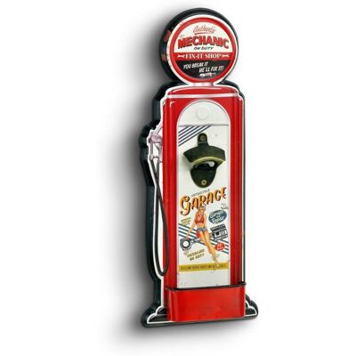 ART Otwieracz 'Gas Pump' – US Tankstelle, Vintage, prezent, święta, unikat, kolekcja ART Otwieracz 'Gas Pump' – US Tankstelle, Vintage, prezent, święta, unikat, kolekcja