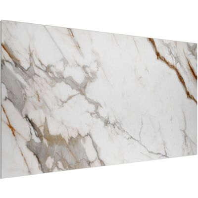 Panel ścienny dekoracyjny SPC WALL Marbet Design 60x120 cm Carrara white & brown glossy 5 szt. Panel ścienny dekoracyjny SPC WALL Marbet Design 60x120 cm Carrara white & brown glossy 5 szt.