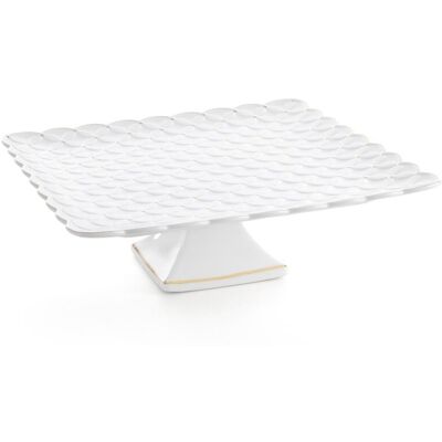 Eurofirany Patera Ceramiczna 32x32x10 Belia Kremowa Złota Eurofirany Patera Ceramiczna 32x32x10 Belia Kremowa Złota