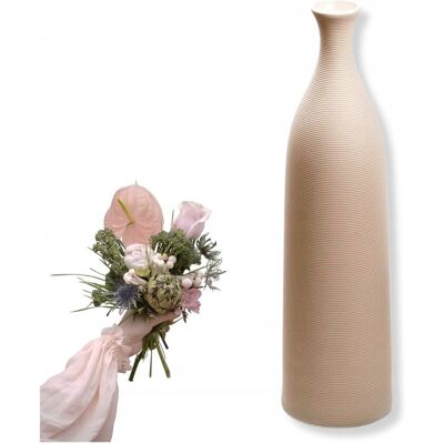Inny producent PIĘKNY Wazon Biały, Kremowy, Beżowy Dekoracyjny Ceramiczny 33cm - Prezent Inny producent PIĘKNY Wazon Biały, Kremowy, Beżowy Dekoracyjny Ceramiczny 33cm - Prezent