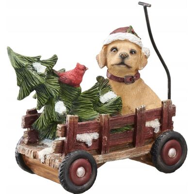 Villa Italia Piesek Z Choinką Figurka Świąteczna 18 Cm Givre Villa Italia Piesek Z Choinką Figurka Świąteczna 18 Cm Givre