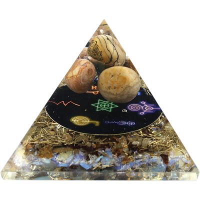 ANCIENT WISDOM Piramida Orgonit - Północ Reiki - 70 mm ANCIENT WISDOM Piramida Orgonit - Północ Reiki - 70 mm