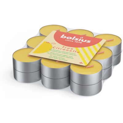 Bolsius 18-pack Citronella Świece - Użytek Zewnętrzny Bolsius 18-pack Citronella Świece - Użytek Zewnętrzny