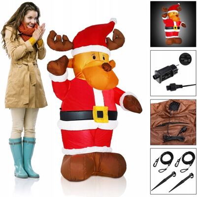 Inny producent Pompowany Renifer Z Oświetleniem 135Cm Pompowana Ozdoba Świąteczna Duży Inny producent Pompowany Renifer Z Oświetleniem 135Cm Pompowana Ozdoba Świąteczna Duży