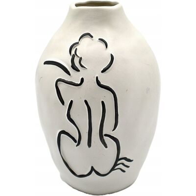 inna (Inny) Ręcznie wykonany, ceramiczny wazon dekoracyjny Bahne, wysokość 22 cm inna (Inny) Ręcznie wykonany, ceramiczny wazon dekoracyjny Bahne, wysokość 22 cm