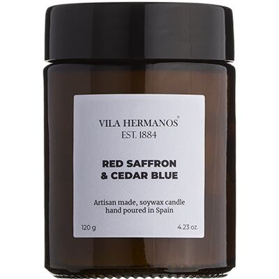 Red Saffron & Cedar Blue - Vila Hermanos - świeca zapachowa 120g - seria Apothecary Red Saffron & Cedar Blue - Vila Hermanos - świeca zapachowa 120g - seria Apothecary