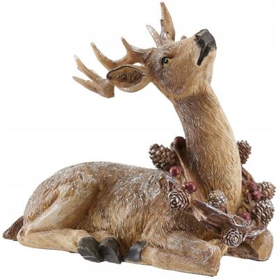 Villa Italia Renifer Figurka 18 Cm Givre Villa Italia Renifer Figurka 18 Cm Givre