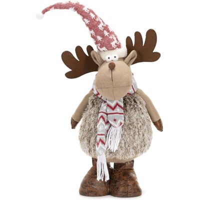 Springos Renifer świąteczny 73 cm ozdoba pod choinkę figurka bożonarodzeniowa dekoracja Springos Renifer świąteczny 73 cm ozdoba pod choinkę figurka bożonarodzeniowa dekoracja