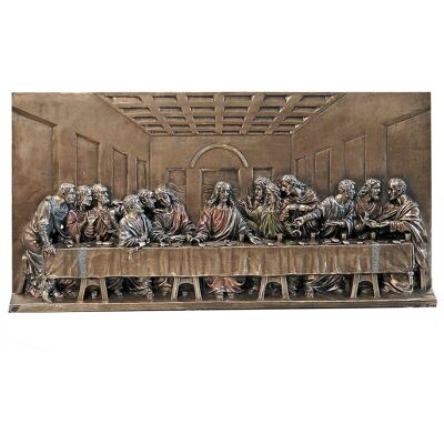 REPLIKA OSTATNIA WIECZERZA WG. LEONARDO DA VINCI PREZENT DLA KSIĘDZA VERONESE 36 CM REPLIKA OSTATNIA WIECZERZA WG. LEONARDO DA VINCI PREZENT DLA KSIĘDZA VERONESE 36 CM