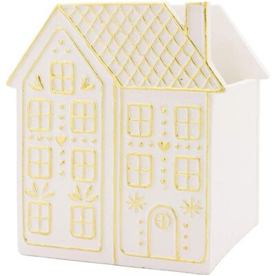 RITUALI DOMESTICI LALINEADORO Wysoka osłonka na doniczkę dom 15.5 x 14 x 18 cm RITUALI DOMESTICI LALINEADORO Wysoka osłonka na doniczkę dom 15.5 x 14 x 18 cm