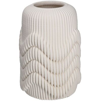 Rituali Dimestici RITUALI DOMESTICI LINO Biały wazon 29.5 x 20 cm Rituali Dimestici RITUALI DOMESTICI LINO Biały wazon 29.5 x 20 cm
