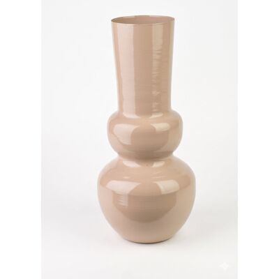 Mondex ROGER Wazon 10x17x36cm beżowy Mondex ROGER Wazon 10x17x36cm beżowy