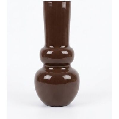 Mondex ROGER Wazon 10x17x36cm czekoladowy Mondex ROGER Wazon 10x17x36cm czekoladowy