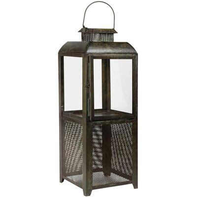 Belldeco Rustic green ażurowa latarnia lampion 60 cm Belldeco Rustic green ażurowa latarnia lampion 60 cm