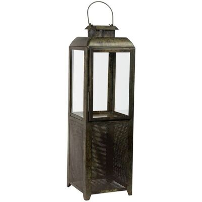 Belldeco Rustic green ażurowa latarnia lampion 85 cm Belldeco Rustic green ażurowa latarnia lampion 85 cm