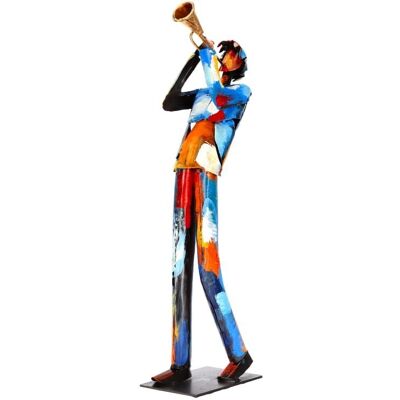 Rustykalne Uchwyt Rzeźba figurka metalowa MUZYK 1 Rustykalne Uchwyt Rzeźba figurka metalowa MUZYK 1