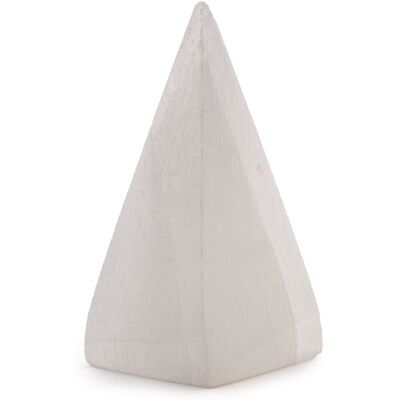 ANCIENT WISDOM Selenit - Piramida 10 cm ANCIENT WISDOM Selenit - Piramida 10 cm