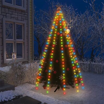 VMP Siatka lampek choinkowych, 250 kolorowych LED, 250 cm VMP Siatka lampek choinkowych, 250 kolorowych LED, 250 cm