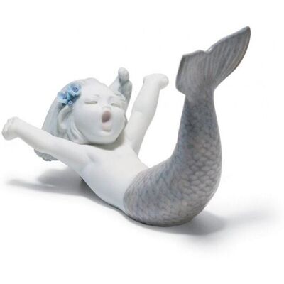 Lladro Statua Lladrò Waking Up at Sea 01018113 Lladro Statua Lladrò Waking Up at Sea 01018113