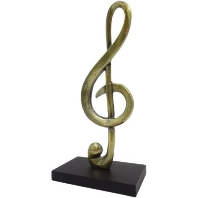 GiftDeco Statuetka klucz wiolinowy - prezent dla muzyka - MUS-21 GiftDeco Statuetka klucz wiolinowy - prezent dla muzyka - MUS-21