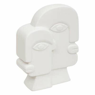 Atmosphera Statuetka Soleya Face biały 26cm Atmosphera Statuetka Soleya Face biały 26cm
