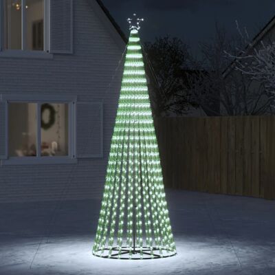 VMP Stożkowa Choinka Z Lampek, 688 Zimnych Białych Led, 300 Cm VMP Stożkowa Choinka Z Lampek, 688 Zimnych Białych Led, 300 Cm
