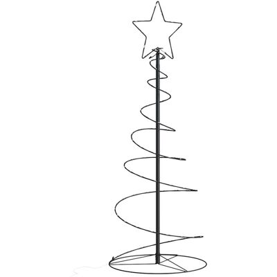 VMP Stożkowa choinka z lampek, 80 ciepłych białych LED, 120 cm VMP Stożkowa choinka z lampek, 80 ciepłych białych LED, 120 cm