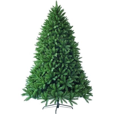 COSTWAY Świąteczna Choinka 225 Cm Z Metalową Podstawą Sztuczny Świerk COSTWAY Świąteczna Choinka 225 Cm Z Metalową Podstawą Sztuczny Świerk