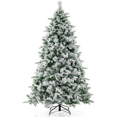 COSTWAY Świąteczna Choinka Sztuczna Z Lampkami Led 186 Cm COSTWAY Świąteczna Choinka Sztuczna Z Lampkami Led 186 Cm