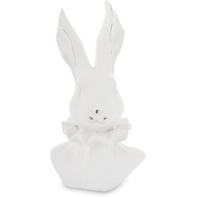 Inny producent Świąteczna Figurka Biały Wielkanocny Zając Królik Popiersie Ozdoba Retro Inny producent Świąteczna Figurka Biały Wielkanocny Zając Królik Popiersie Ozdoba Retro