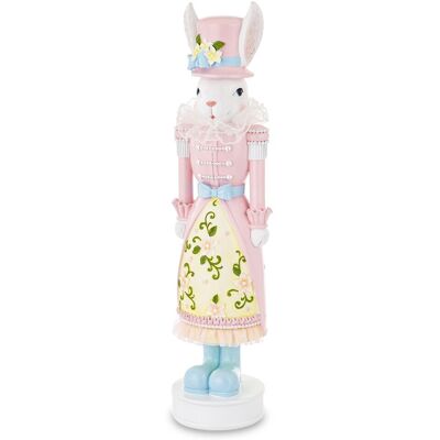 ART Świąteczna Pastelowa Duża Figurka Pani Królik Zając Dekoracja Na Wielkanoc ART Świąteczna Pastelowa Duża Figurka Pani Królik Zając Dekoracja Na Wielkanoc