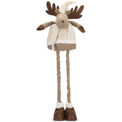 Springos Świąteczny renifer 110 cm ozdoba pod choinkę figurka dekoracja bożonarodzeniowa Springos Świąteczny renifer 110 cm ozdoba pod choinkę figurka dekoracja bożonarodzeniowa