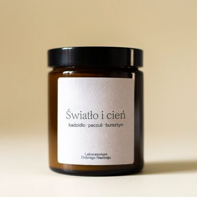 Światło I Cień - Świeca Sojowa 180ml, Laboratorium Dobrego Nastroju Światło I Cień - Świeca Sojowa 180ml, Laboratorium Dobrego Nastroju