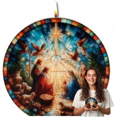Corina Candles Szopka Prezent na Święta Świeca Sojowa Dekoracja Świąteczna Stajenka EKO Corina Candles Szopka Prezent na Święta Świeca Sojowa Dekoracja Świąteczna Stajenka EKO