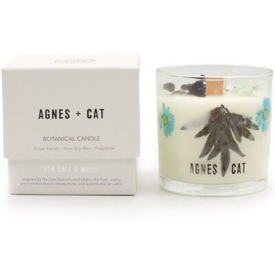 ANCIENT WISDOM Świeca Sojowa Botaniczna Agnes+Cat - Seasalt & Mos ANCIENT WISDOM Świeca Sojowa Botaniczna Agnes+Cat - Seasalt & Mos