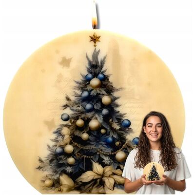 Corina Candles Choinka Dekoracja Świąteczna Świeca Sojowa na Prezent Świeczka Handmade EKO Corina Candles Choinka Dekoracja Świąteczna Świeca Sojowa na Prezent Świeczka Handmade EKO