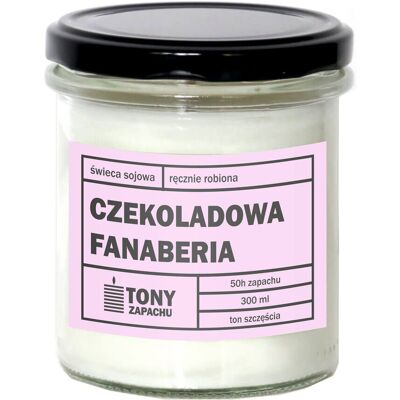Cup&You Świeca Sojowa Naturalna Zapachowa Czekoladowa Fanaberia - Najlepsza Aromatyczna Bezpieczna Ręcznie Robiona W Szklanym Słoiczku 300ml 50h Palenia Na .. Cup&You Świeca Sojowa Naturalna Zapachowa Czekoladowa Fanaberia - Najlepsza Aromatyczna Bezpieczna Ręcznie Robiona W Szklanym Słoiczku 300ml 50h Palenia Na ..