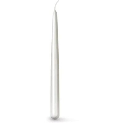 Świeca Stołowa Stożek Bispol 7h 24,5cm S30-1/30 Biała Perła Świeca Stołowa Stożek Bispol 7h 24,5cm S30-1/30 Biała Perła