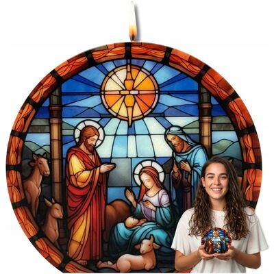 Corina Candles Szopka Bożonarodzeniowa Prezent pod Choinkę Świeca Sojowa Święta Rodzina Corina Candles Szopka Bożonarodzeniowa Prezent pod Choinkę Świeca Sojowa Święta Rodzina