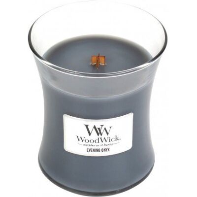 Świeca zapachowa WoodWick Evening Onyx - Elegancki zapach Świeca zapachowa WoodWick Evening Onyx - Elegancki zapach