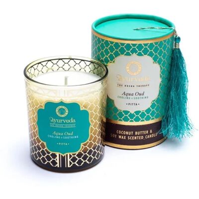 ANCIENT WISDOM Świeca Zapachowa Ayurveda - Aqua Oud ANCIENT WISDOM Świeca Zapachowa Ayurveda - Aqua Oud