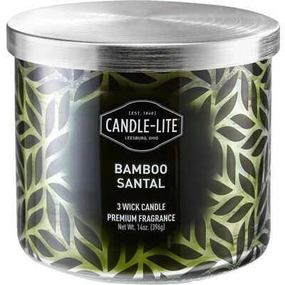 Candle-lite Świeca Zapachowa - Bamboo Santal (396g) Candle-lite Świeca Zapachowa - Bamboo Santal (396g)