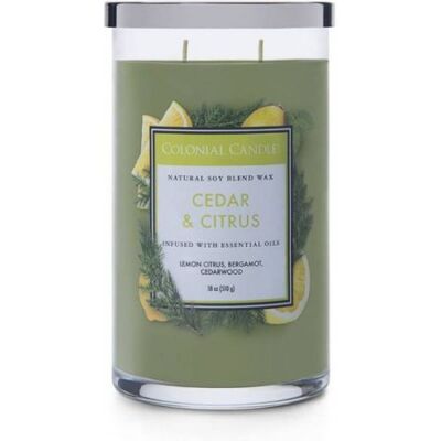 Colonial Candle Świeca zapachowa - Cedar & Citrus Colonial Candle Świeca zapachowa - Cedar & Citrus