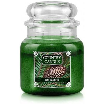 Świeca zapachowa COUNTRY CANDLE Balsam Fir, średni słoik, 453 g, 2 knoty Świeca zapachowa COUNTRY CANDLE Balsam Fir, średni słoik, 453 g, 2 knoty
