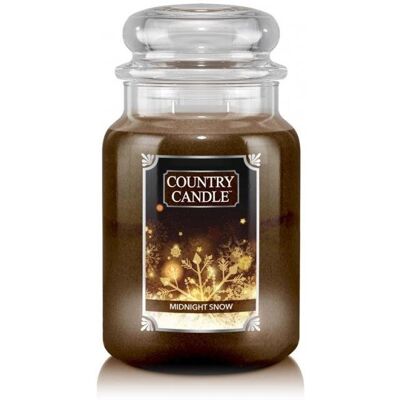 Świeca zapachowa COUNTRY CANDLE Midnight Snow, duży słoik, 680 g, 2 knoty Świeca zapachowa COUNTRY CANDLE Midnight Snow, duży słoik, 680 g, 2 knoty