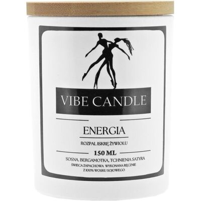 Vibe Świeca Zapachowa Energia - Sosna I Bergamotka - 150 Ml Vibe Świeca Zapachowa Energia - Sosna I Bergamotka - 150 Ml