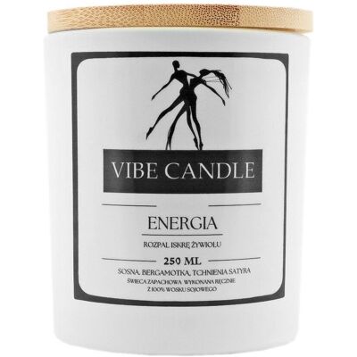 Świeca Zapachowa Energia - Sosna I Bergamotka Vibe Candle Świeca Zapachowa Energia - Sosna I Bergamotka Vibe Candle