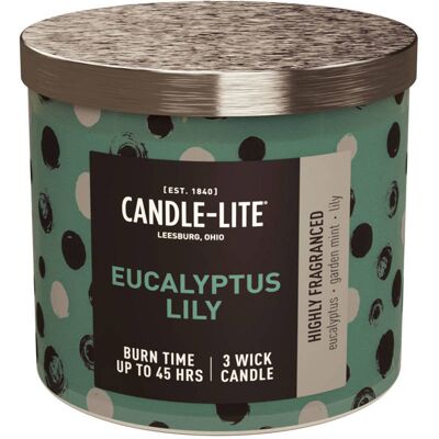 Candle-lite Świeca Zapachowa - Eucalyptus Lily (396g) Candle-lite Świeca Zapachowa - Eucalyptus Lily (396g)