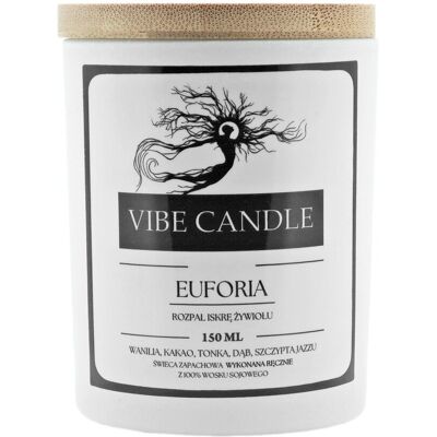 Vibe Świeca Zapachowa Euforia - Wanilia, Tonka I Dąb - 150 Ml Vibe Świeca Zapachowa Euforia - Wanilia, Tonka I Dąb - 150 Ml