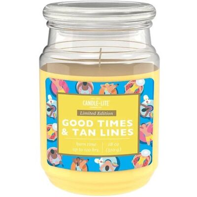 Candle-lite Świeca Zapachowa - Good Times Tan Lines (510g) Candle-lite Świeca Zapachowa - Good Times Tan Lines (510g)